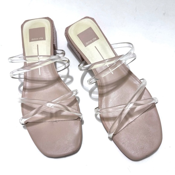 DOLCE VITA Women's Hapi Strappy Block-heel Slide Sandals Size 9.5 - Picture 11 of 11
